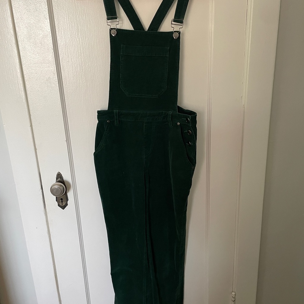 Green Corduroy Jean Overalls